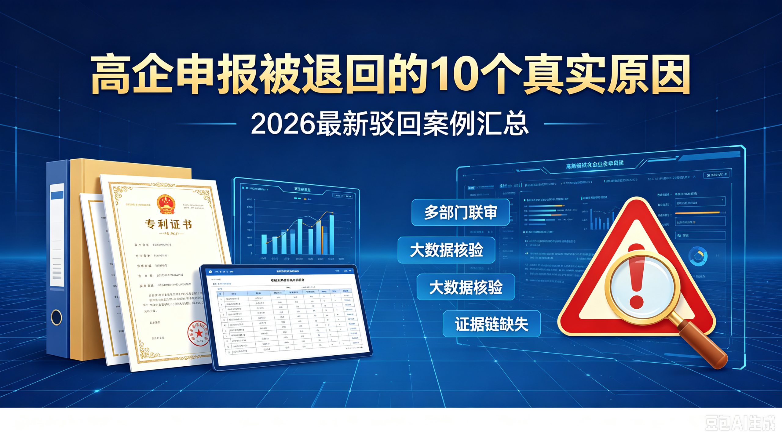 高企申报被退回的 10 个真实原因|2026 最新驳回案例汇总(pic1)